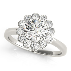 ENGAGEMENT RINGS HALO ROUND