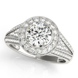 ENGAGEMENT RINGS HALO ROUND