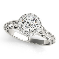 ENGAGEMENT RINGS HALO ROUND