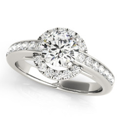 ENGAGEMENT RINGS HALO ROUND