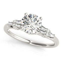 ENGAGEMENT RINGS FANCY SHAPE BAGUETTE REMOUNTS