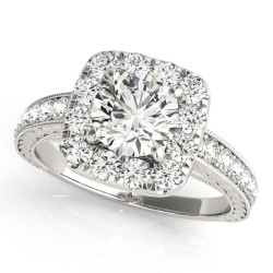 ENGAGEMENT RINGS HALO ROUND