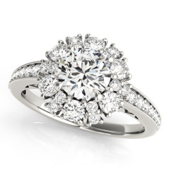 ENGAGEMENT RINGS HALO ROUND