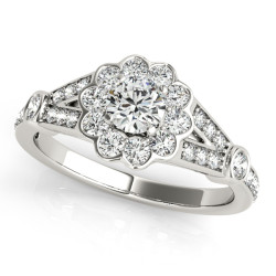 ENGAGEMENT RINGS HALO ROUND