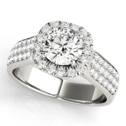 ENGAGEMENT RINGS HALO ROUND