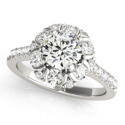 ENGAGEMENT RINGS HALO ROUND