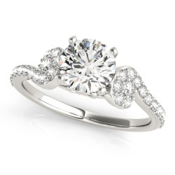 ENGAGEMENT RINGS SINGLE ROW PRONG SET