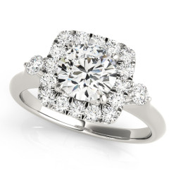 ENGAGEMENT RINGS HALO ROUND