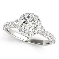 ENGAGEMENT RINGS PAVE MULT ROW