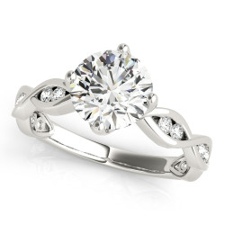 TWISTED SHANK ENGAGEMENT RING
