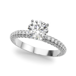PAVE ENGAGEMENT RING