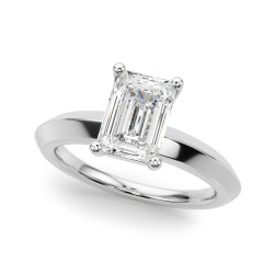 KNIFE EDGE SOLITAIRE ENG RING