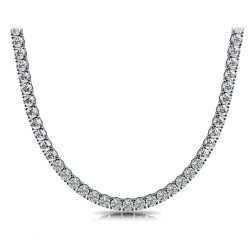 4 Prong Riviera Necklace