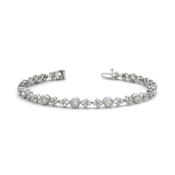 Bracelet In Line Prong Set