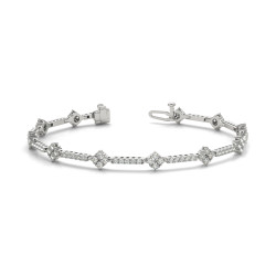 Bracelet In Line Prong Set