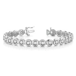 Bracelet In Line Prong Set