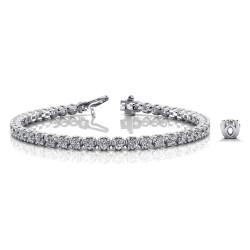 4 PRONG INLINE BRACELET