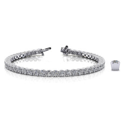 4 PRONG IN LINE TENNIS BRACELET