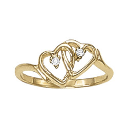 DIAMOND FASHION HEART RINGS