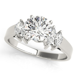 ENGAGEMENT RINGS FANCY SHAPE MARQUISE REMOUNTS