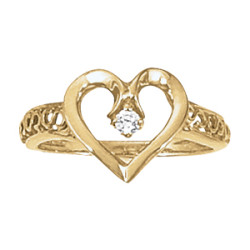 DIAMOND FASHION HEART RINGS
