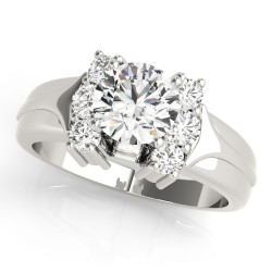 ENGAGEMENT RINGS CLUSTER SIDES