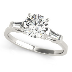 ENGAGEMENT RINGS 3 STONE BAGUETTE