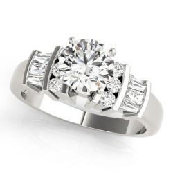 ENGAGEMENT RINGS FANCY SHAPE BAGUETTE REMOUNTS