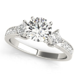 ENGAGEMENT RINGS CLUSTER SIDES