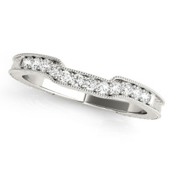 WEDDING BANDS CURVED BANDS