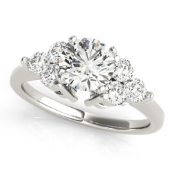 ENGAGEMENT RINGS CLUSTER SIDES