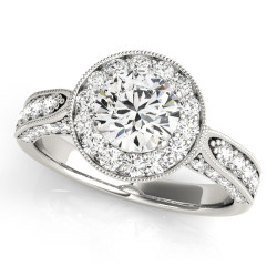 ENGAGEMENT RINGS HALO ROUND