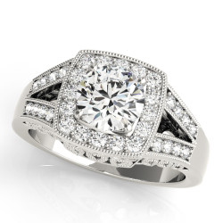 ENGAGEMENT RINGS HALO ROUND