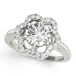 ENGAGEMENT RINGS HALO ROUND