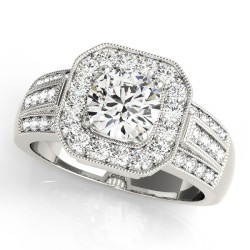 ENGAGEMENT RINGS HALO ROUND