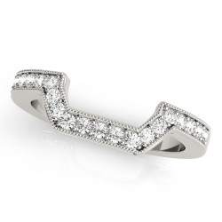 WEDDING BANDS CURVED BANDS