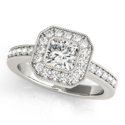 ENGAGEMENT RINGS HALO SQUARE & CUSHION