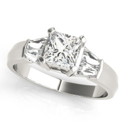 ENGAGEMENT RINGS FANCY SHAPE BAGUETTE REMOUNTS