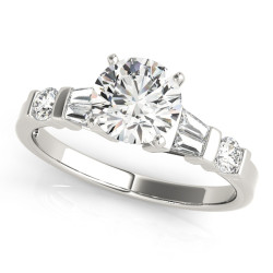 ENGAGEMENT RINGS FANCY SHAPE BAGUETTE REMOUNTS