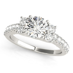 ENGAGEMENT RINGS CLUSTER SIDES