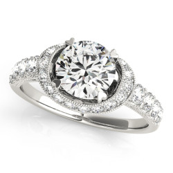 ENGAGEMENT RINGS HALO ROUND