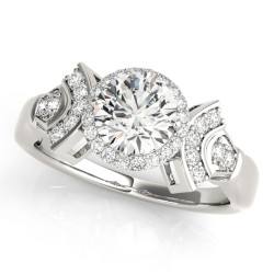 ENGAGEMENT RINGS HALO ROUND