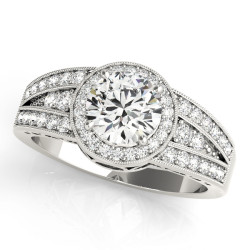 ENGAGEMENT RINGS HALO ROUND