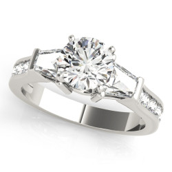 ENGAGEMENT RINGS FANCY SHAPE BAGUETTE REMOUNTS