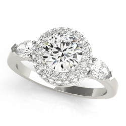 ENGAGEMENT RINGS HALO ROUND