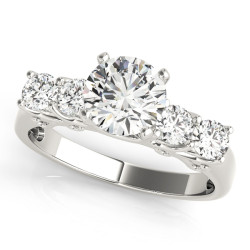 ENGAGEMENT RINGS SINGLE ROW PRONG SET