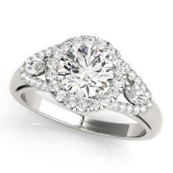 ENGAGEMENT RINGS HALO ROUND