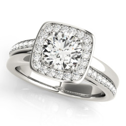 ENGAGEMENT RINGS HALO ROUND