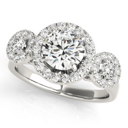 ENGAGEMENT RINGS HALO ROUND