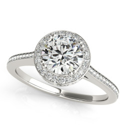ENGAGEMENT RINGS HALO ROUND
